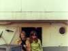 DJ's Kathy Jeanette & Tracy Deram aboard RNI