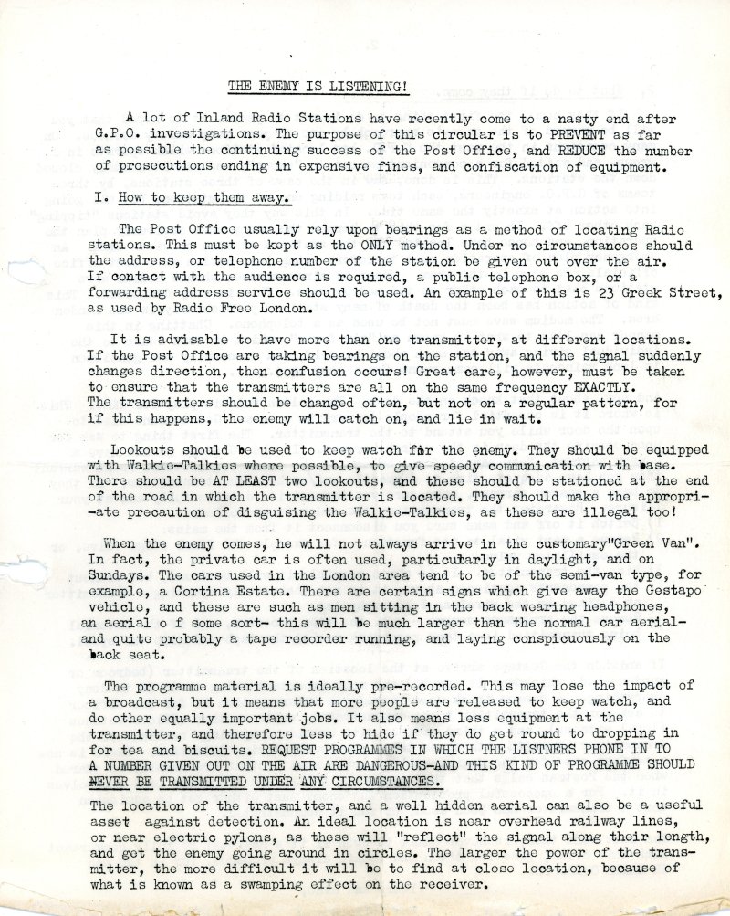 Evasion Procedures 1 (1969)