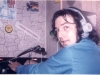 DJ Andy Archer recording at Busters house in South Benfleet