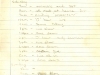 Original document showing a Typical Weekend Schedule - 1969